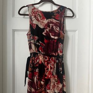 Elizabeth and James Floral Sleeveless Fit and Flare Dress, Women's Size Small